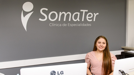 Screenshot do site Clínica Somater