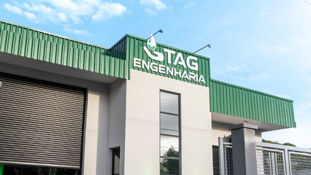 Screenshot do site TAG Engenharia